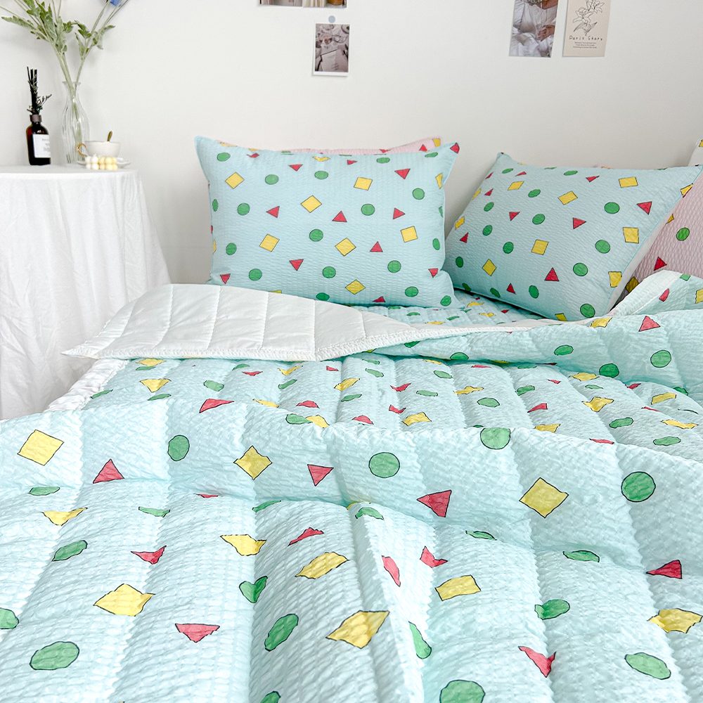 짱구이불 여름 시어서커이불 잠옷패턴 귀여운 어린이이불