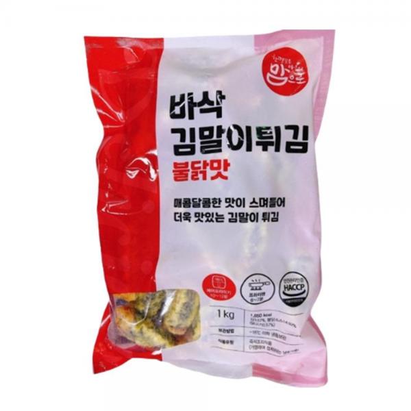 바삭김말이튀김 불닭맛 도야지 1kg : 마켓펀치