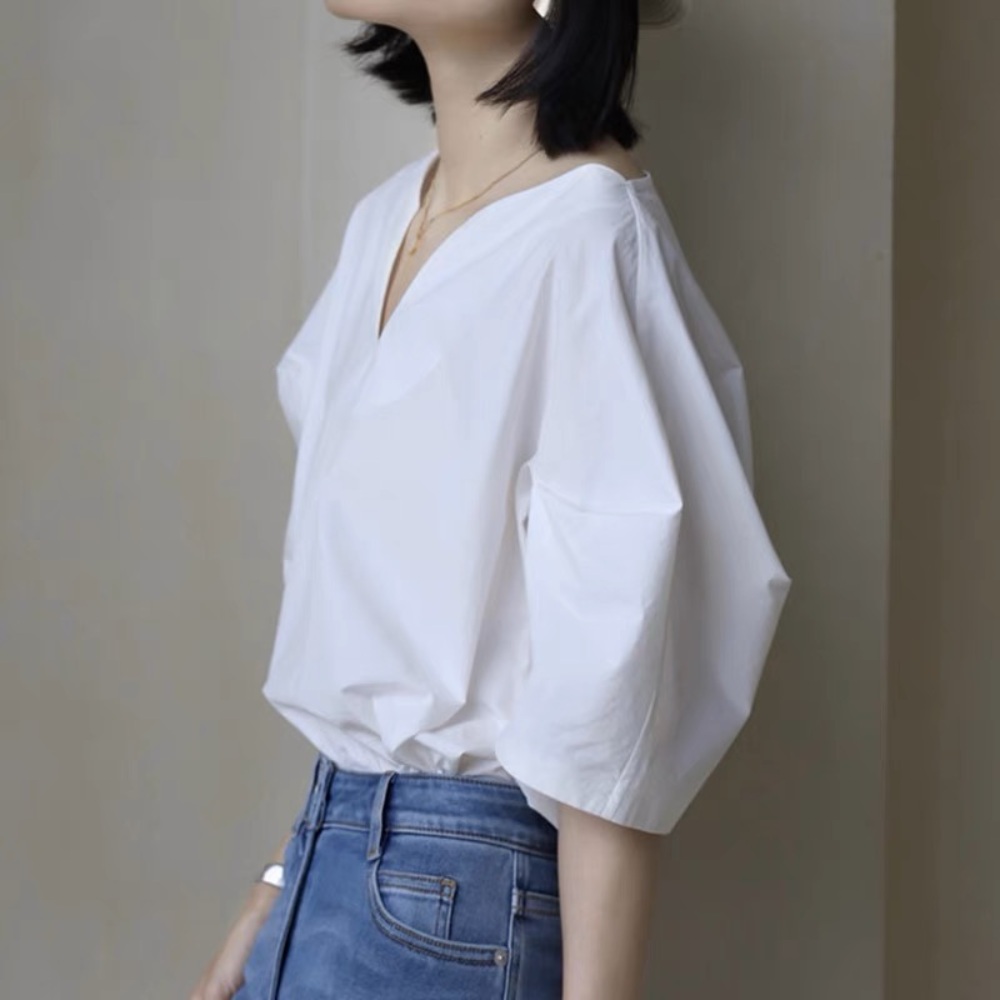 미녀와 순정남 24회 공마리 한수아 블라우스 프렌치 얇은 의상 옷 패션 - 메인 이미지