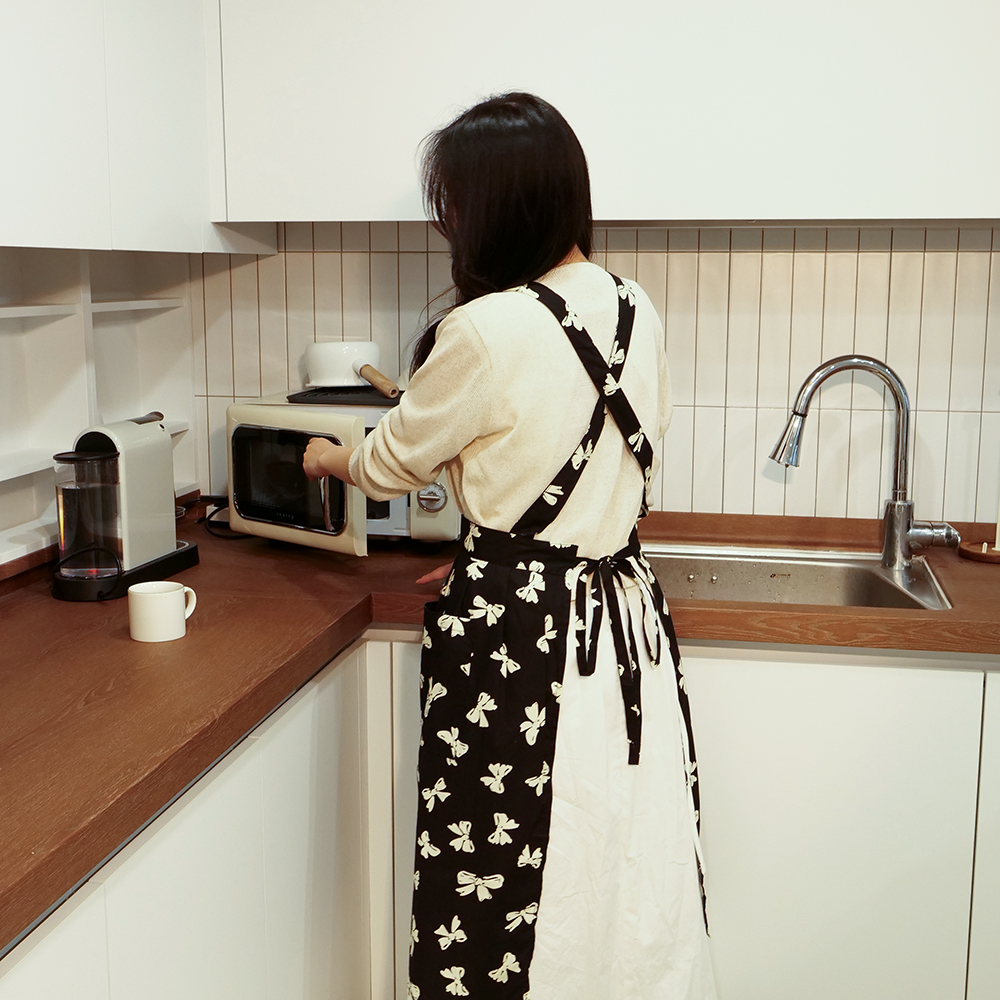 포시엘라 원피스앞치마 어린이집 보육교사 리본 앞치마 이미지 7