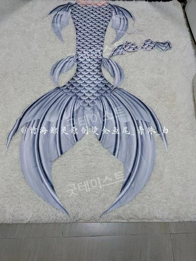 머메이드 다이빙 대회 공연복 아웃핏 인어공주 아쿠아리움 프리다이빙 빅테일 맞춤가능 - 상세 이미지 3