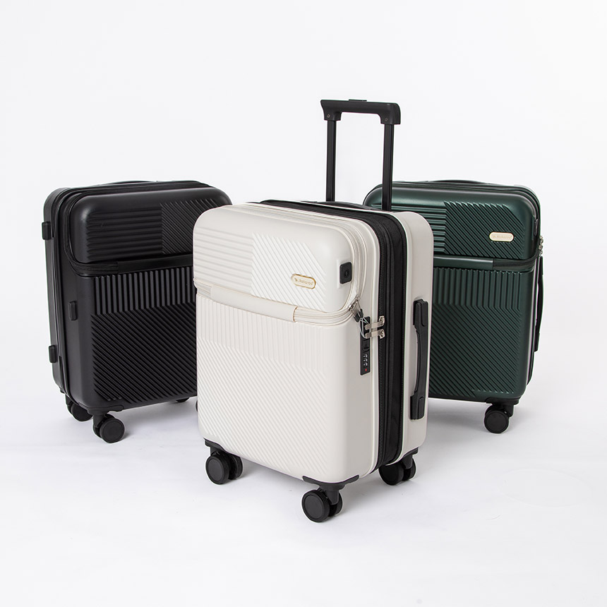 롤라루 51cm(20인치) 기내용 캐리어 확장형 여행가방 오프너