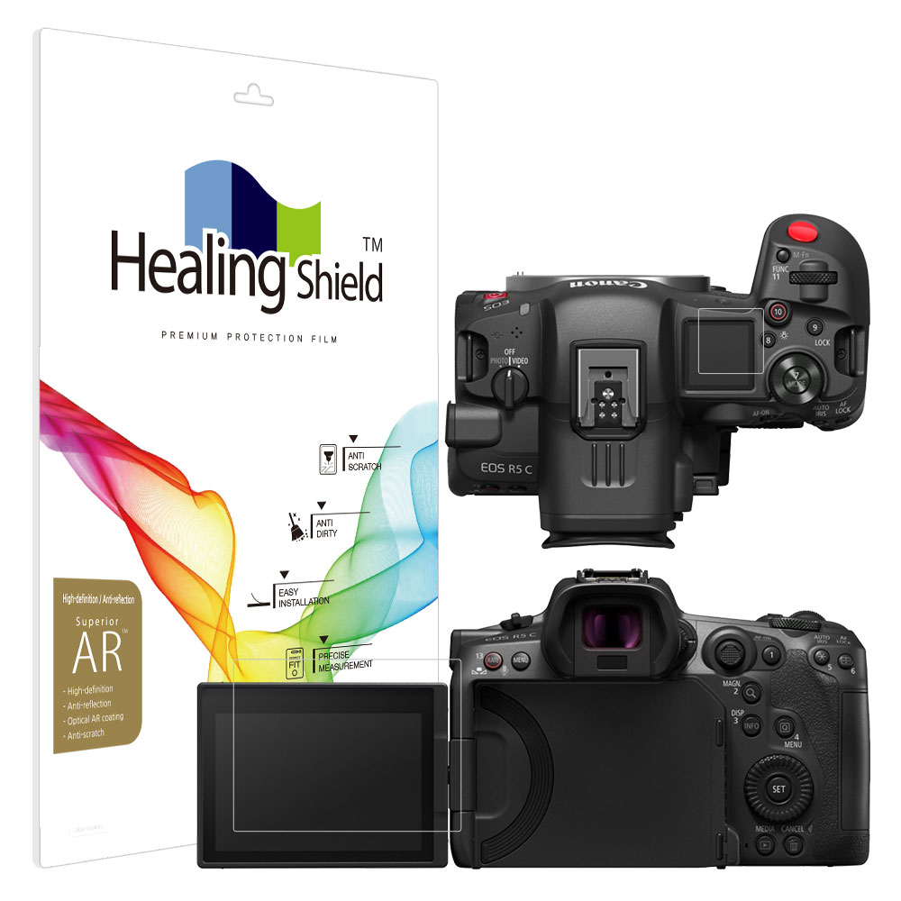 캐논 EOS R5 C AR 고화질 액정보호필름 2매 (2중구성)