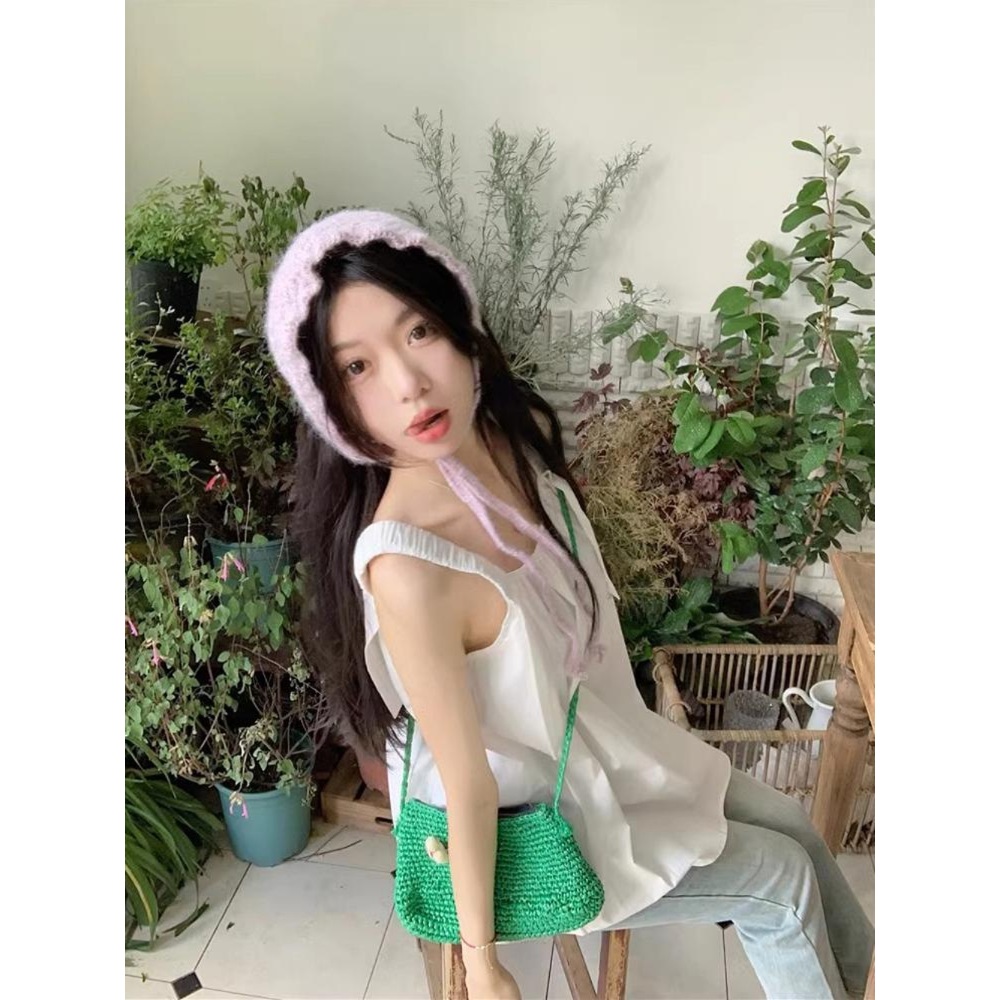 푹쉬면 다행이야 송지효 민소매 탑 나시 심플한 의상 옷 패션 - 상세 이미지 2