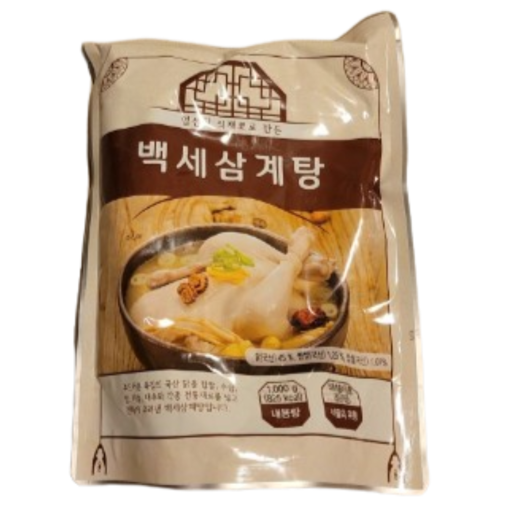 백세삼계탕, 특산 백세 삼계탕, 백세 삼계탕 10팩, 든든한 한 끼 식사, 간편 보양식