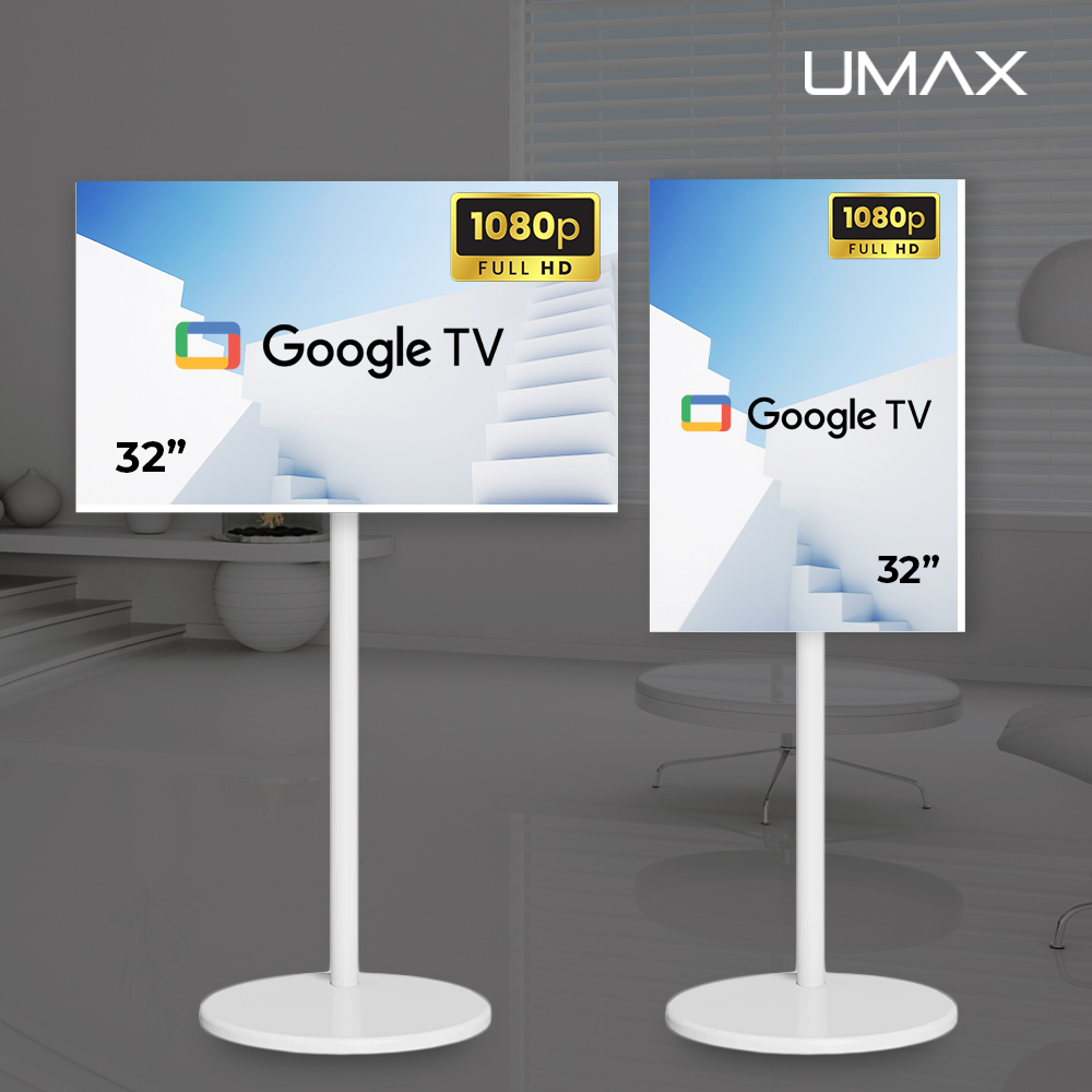 유맥스 프리무빙 FHD 32인치(81cm) 이동식 스마트 TV 스노우화이트 삼탠바이미 - 상세 이미지 2