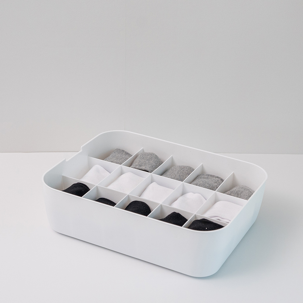백화상점 속옷정리함 양말 속옷 수납 정리함 칸막이 칸칸이 정리 보관함 15칸 이미지 6