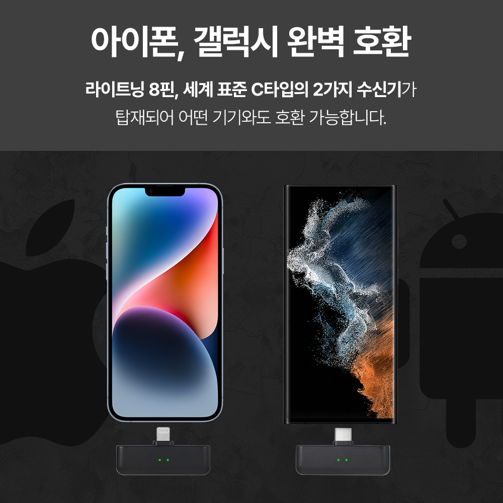 듀얼 무선 핀마이크 강의용 유튜브 방송용 스마트폰 휴대용 클릭보이스 - 상세 이미지 3