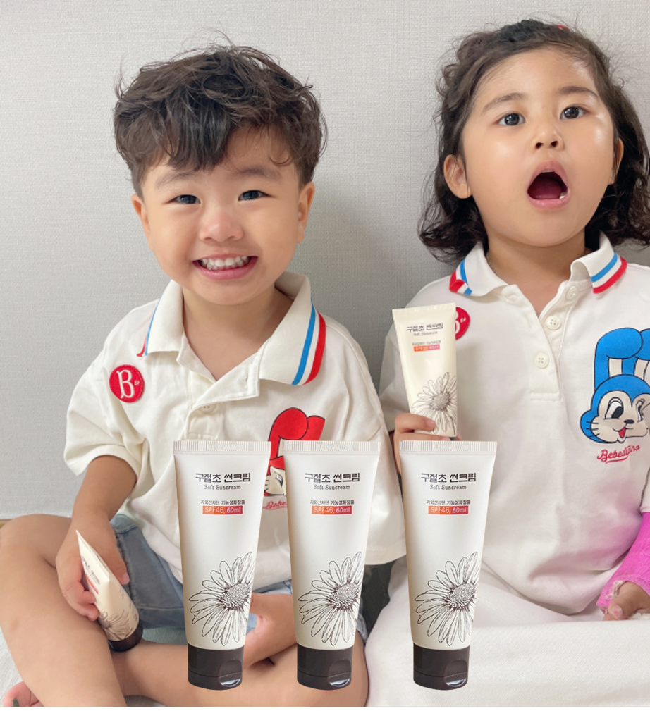 들꽃잠 썬크림 구절초 저자극 60ml, 3개