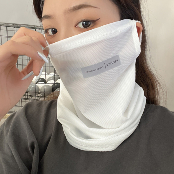 남녀공용 라이더 자외선차단 마스크 땀흡수 빠른 쿨링 원단 3장 세트 - 상세 이미지 4