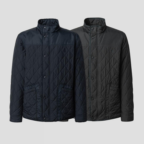 [BEANPOLE] 빈폴 멘 다이아 퀼팅 쇼트 사파리 점퍼 (BC2138A02_) 제품 이미지