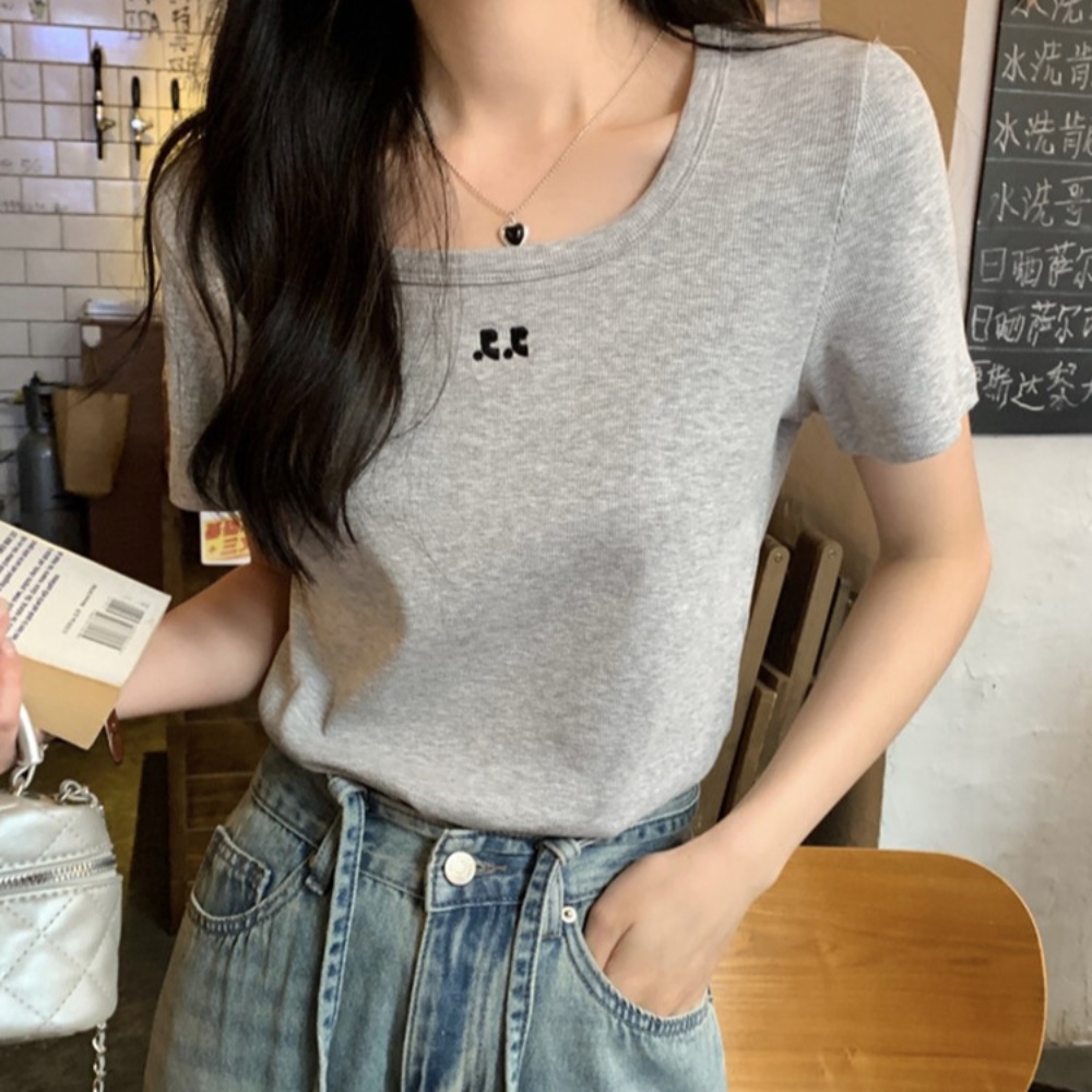미녀와 순정남 24회 박도라 임수향 티셔츠 스퀘어넥 데일리 의상 옷 패션 - 메인 이미지