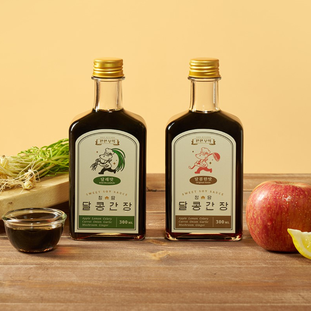 달콩간장 달콤한맛 수제 저염 맛 간장 만능 아기 반찬 소스 연어장 계란밥 장조림 불고기 이미지 4