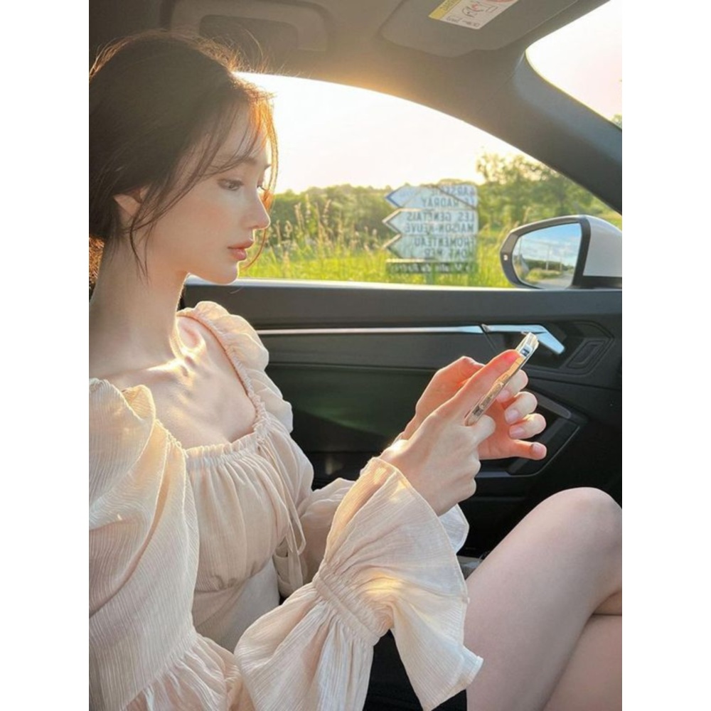 동상이몽2 345회 이지혜 블라우스 셔링 레이스 의상 옷 패션 - 상세 이미지 2
