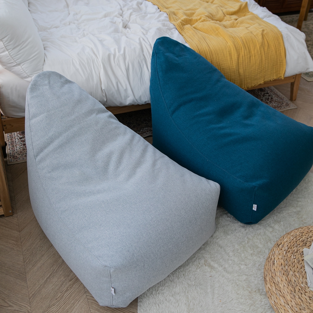 띵덕 1인용 린넨 eps 빈백 소파 의자 빈벡