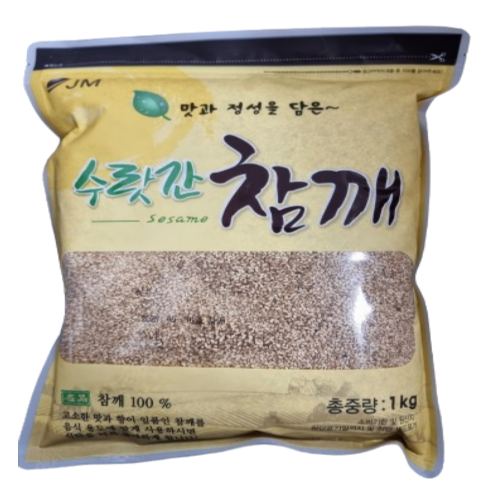 수랏간참깨 깨소금 볶은참깨 수입통깨 1kg 수입깨 볶은깨 깨가루 통깨 미가원 - 메인 이미지