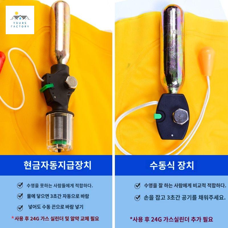 경량 허리구명조끼 해외여행준비 자동팽창식구명조끼 - 상세 이미지 3