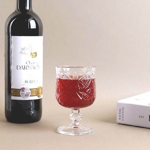SJ 델리 유리 고블렛잔 DSKB161-2A 185ml 4P 주스잔 맥주 와인잔 - 메인 이미지