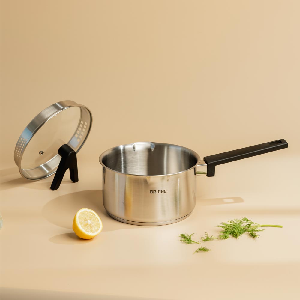 닥터하우스 브리지 스텐 인덕션 라면냄비 편수냄비 18cm