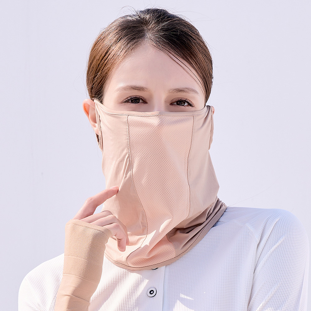 자외선차단 스포츠마스크 골프마스크 자전거마스크 베일리화이트