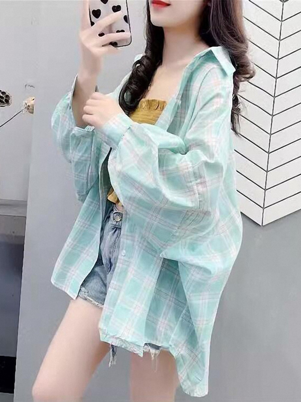 박원숙의같이삽시다3 166회 안문숙 셔츠 블라우스 간절기 오버핏 의상 옷 패션 - 상세 이미지 3