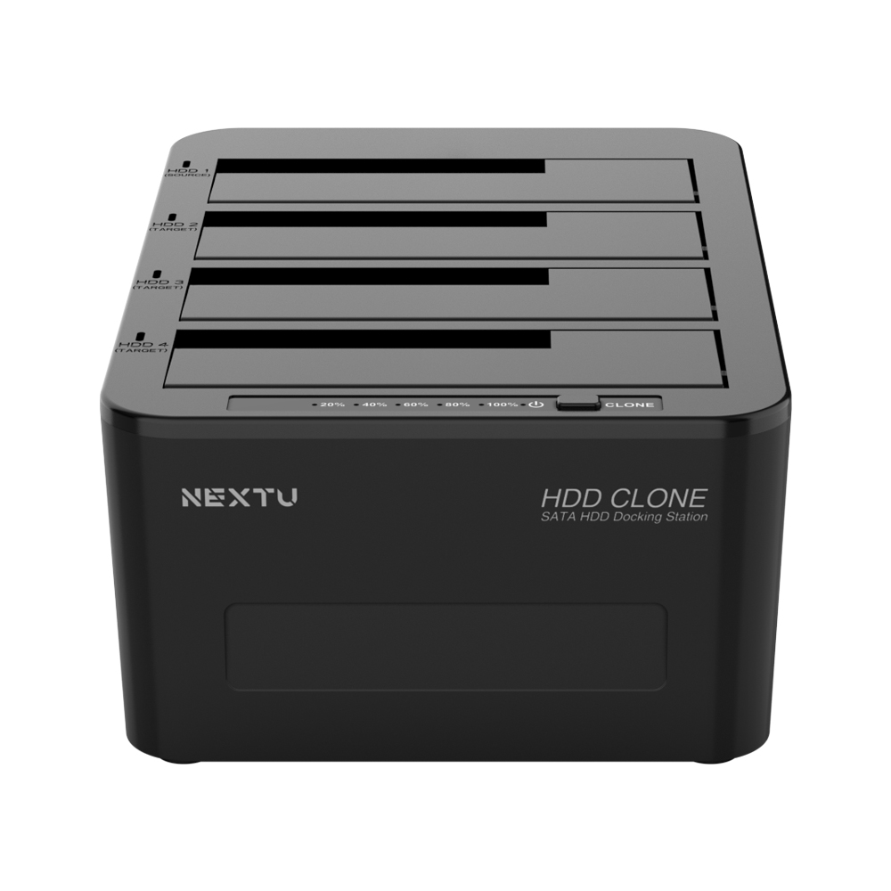 크이원 USB3.0 SSD HDD 하드 도킹스테이션 4베이 하드복사기 - 상품 이미지