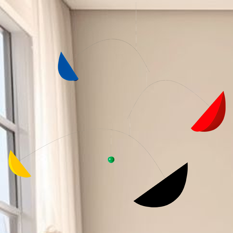 플렌스테드 모빌 생명 화이트&골드 Flensted Mobiles - Life&Thread 이미지 6