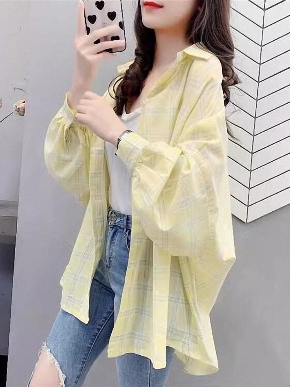 박원숙의같이삽시다3 166회 안문숙 셔츠 블라우스 간절기 오버핏 의상 옷 패션 - 상세 이미지 2