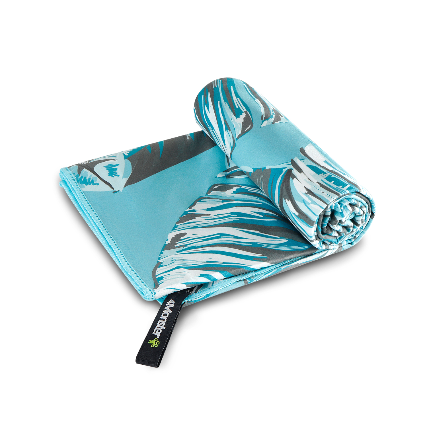 트로피칼 비치타월 파우치 극세사 타월 대형 다용도 수건 아쿠아