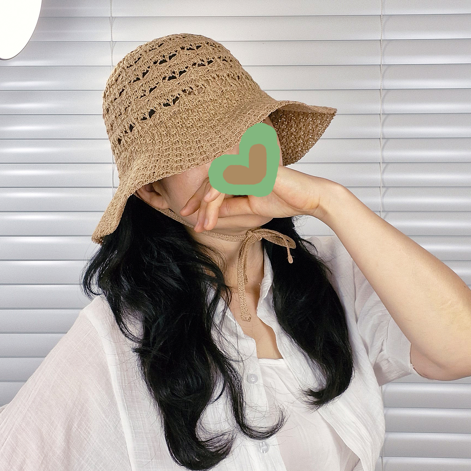 국산 여성 여름 지사 모자 휴양지 비치 밀집 라탄 라피아 라피아햇 여행 여자 바캉스 - 상세 이미지 2