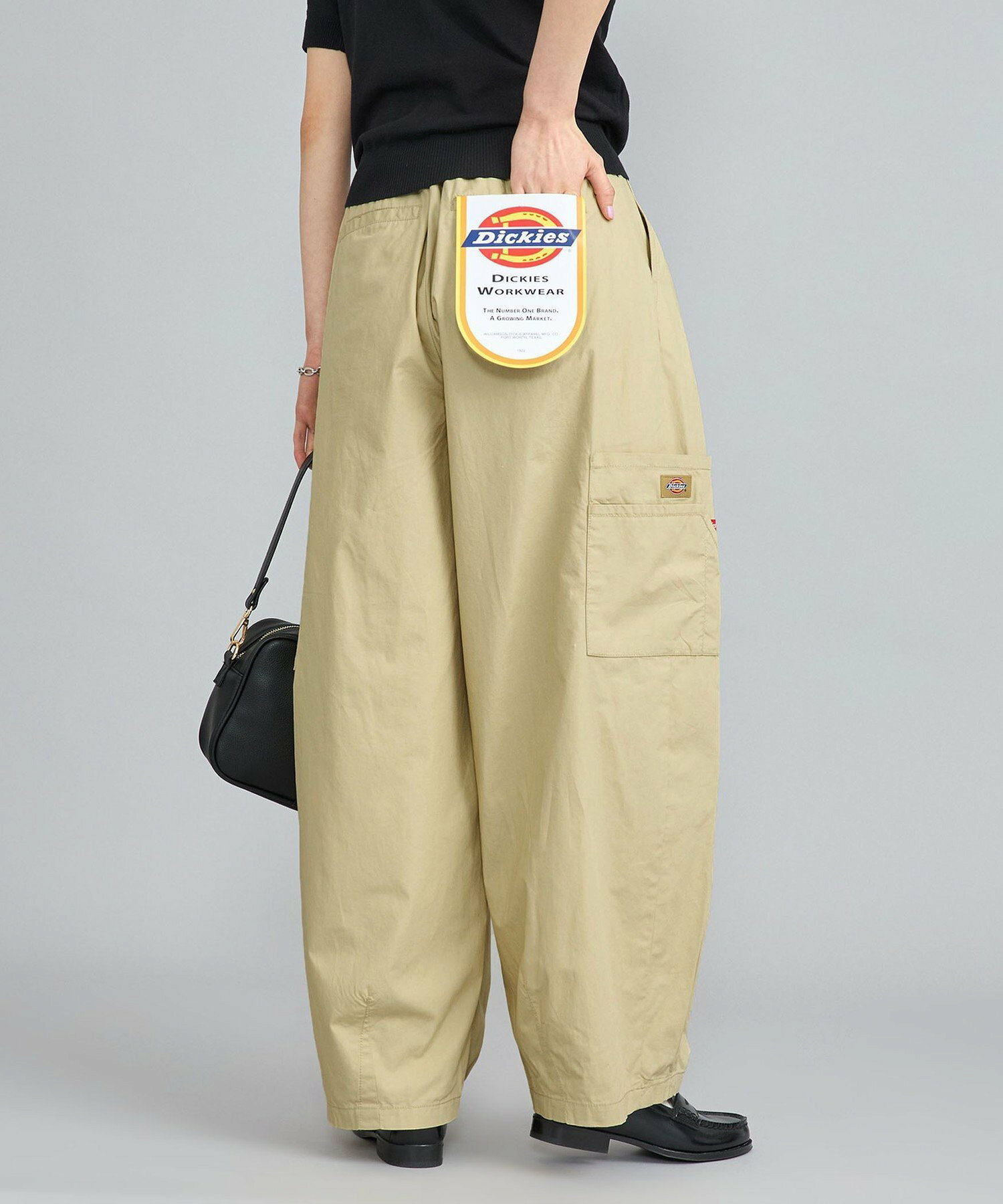 디키즈 Dickies 여성 코튼 덤프 벌룬 카고 팬츠 면바지 76404470298 2컬러 - 상세 이미지 4