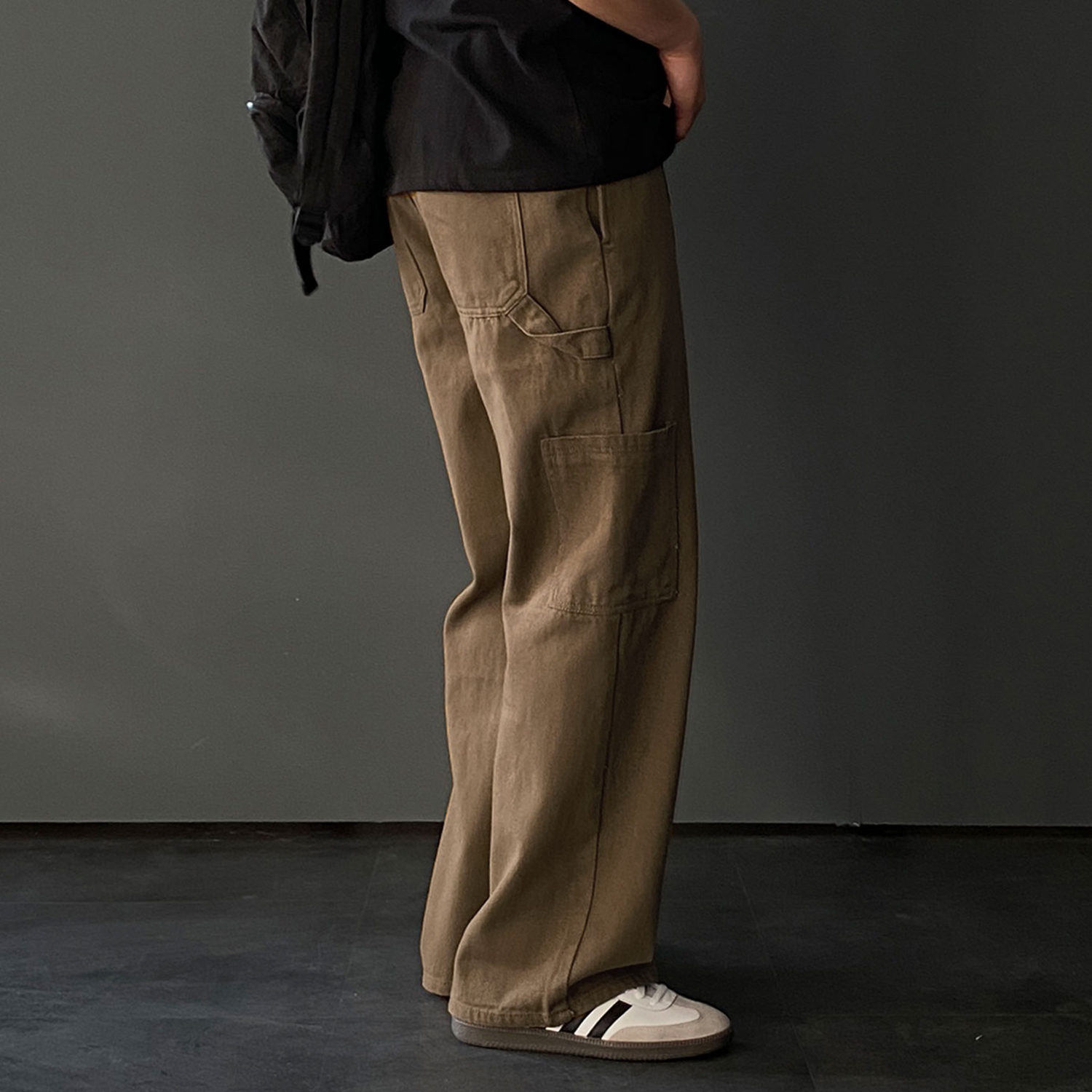 카펜터팬츠 워크팬츠 남자와이드팬츠 - 상품 이미지