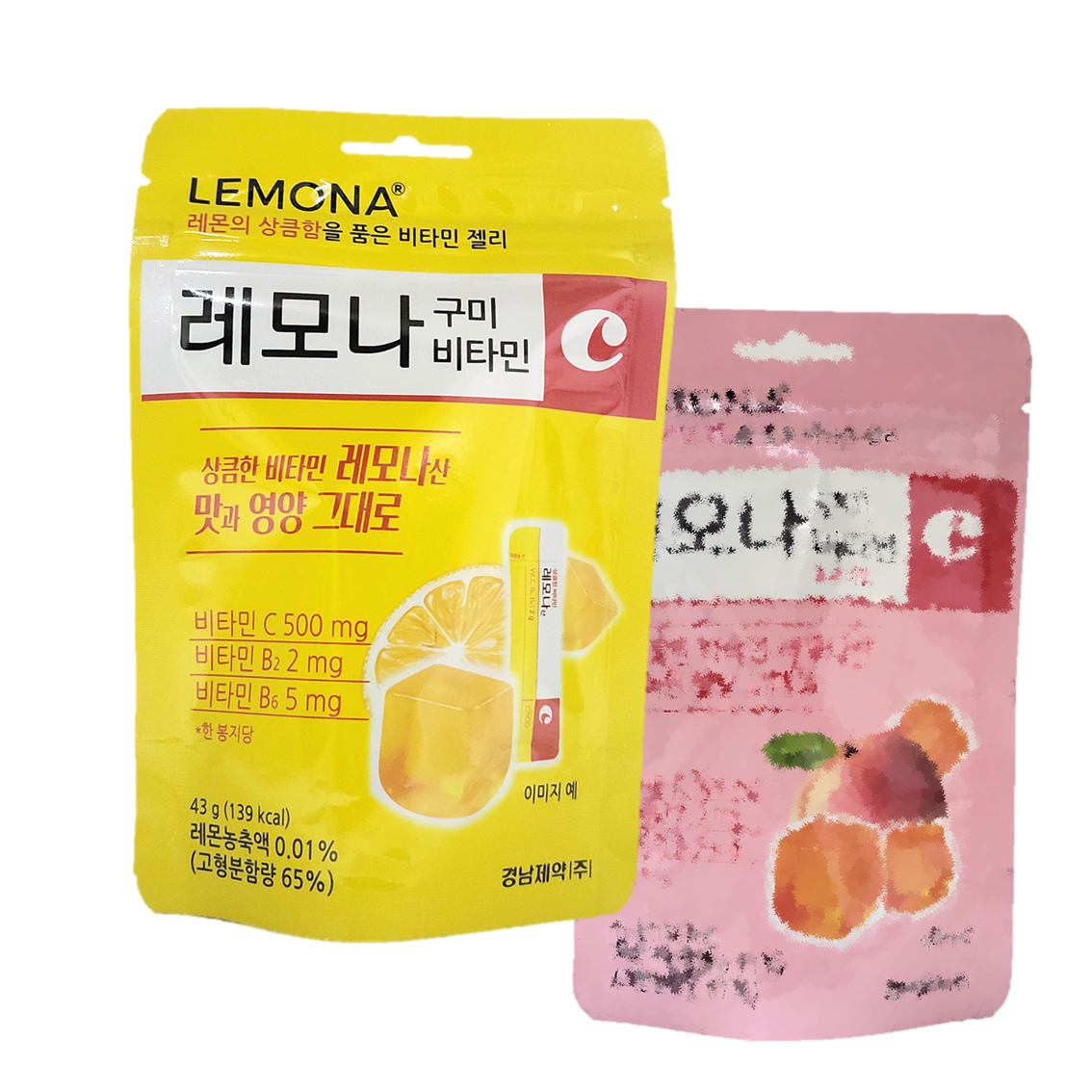 경남제약 레모나 구미 비타민 10개 레몬맛 비타젤리 비타민C 젤리 - 상품 이미지