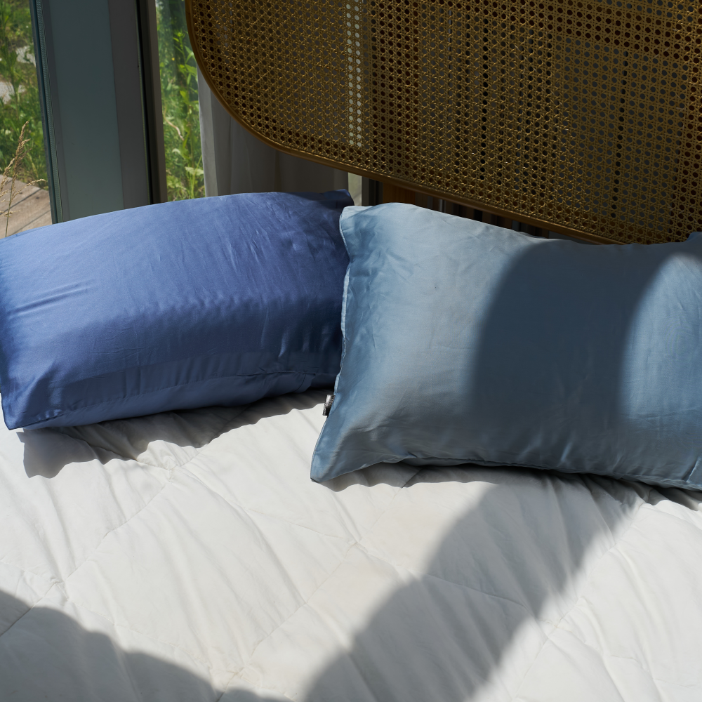 CSTM 텐셀 친환경 순면 자루형 베겟잎 베갯잇 베개피 누빔 냉감 베개 커버 4060