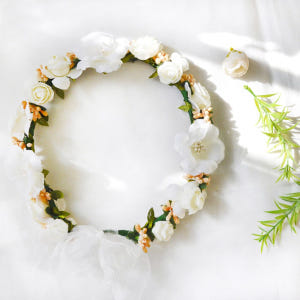 화관 조화 꽃 장식 셀프 브라이덜샤워 인조꽃(메리골드) 실사용 후기 | 효과 있을까? - 상품 이미지 1