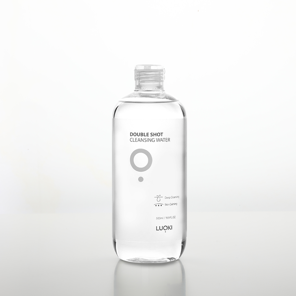 루오끼 더블샷 약산성 저자극 클렌징워터 500ml, 1개 - 메인 이미지