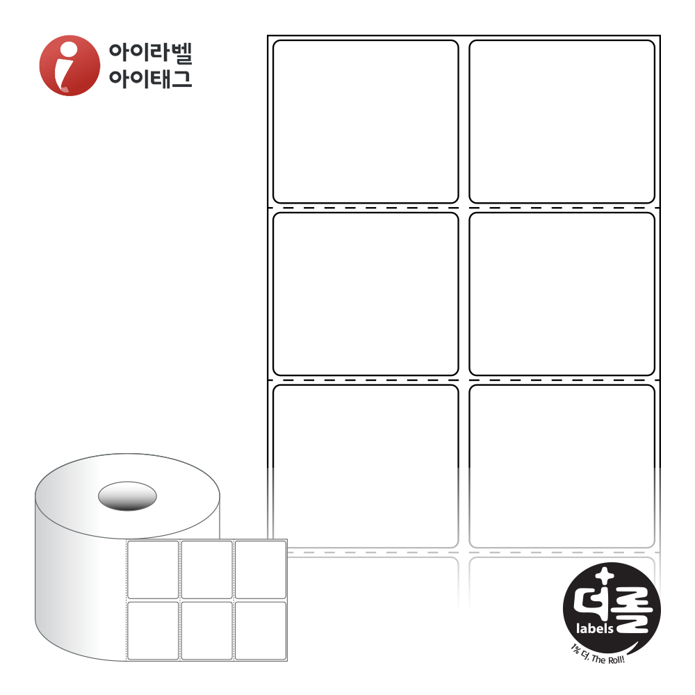 더롤라벨 RS050044DT 바코드 라벨지 50x44 흰색 감열지 40지관 3,000라벨 리본 불필요 - 상품 이미지