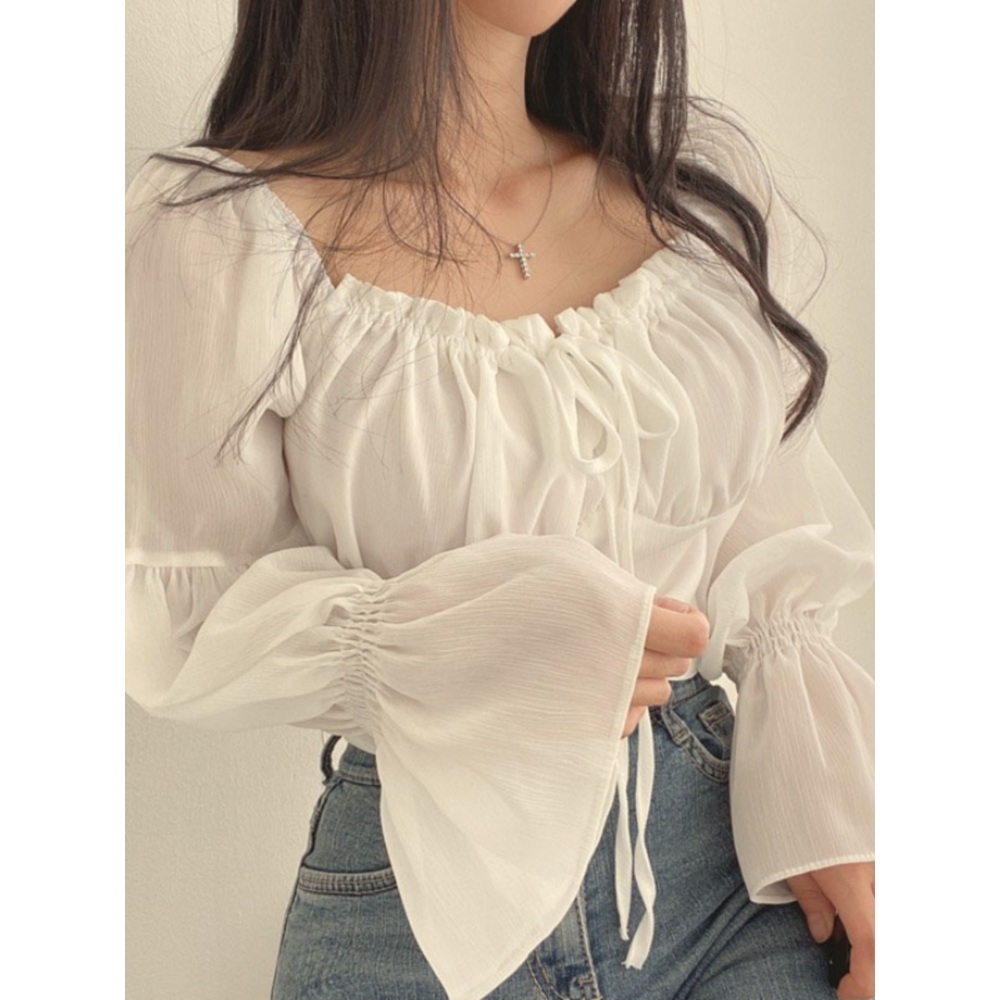 동상이몽2 345회 이지혜 블라우스 하객룩 데이트 의상 옷 패션 - 상세 이미지 2