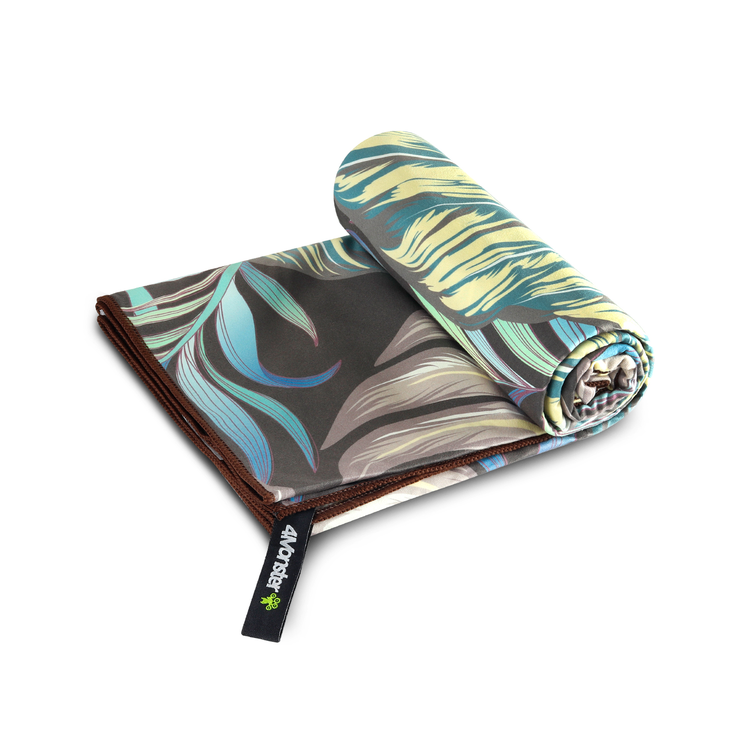 트로피칼 비치타월 파우치 극세사 타월 대형 다용도 수건 바이올렛