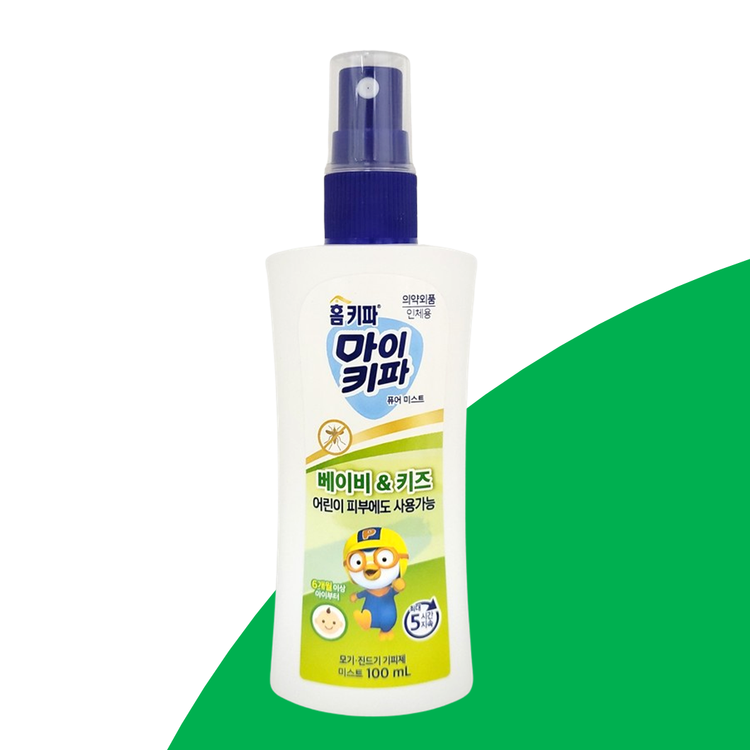 마이키파 베이비 키즈 100ml 휴대용 비행기 기내반입 해외여행 모기기피제 퇴치제 모기약 - 상품 이미지