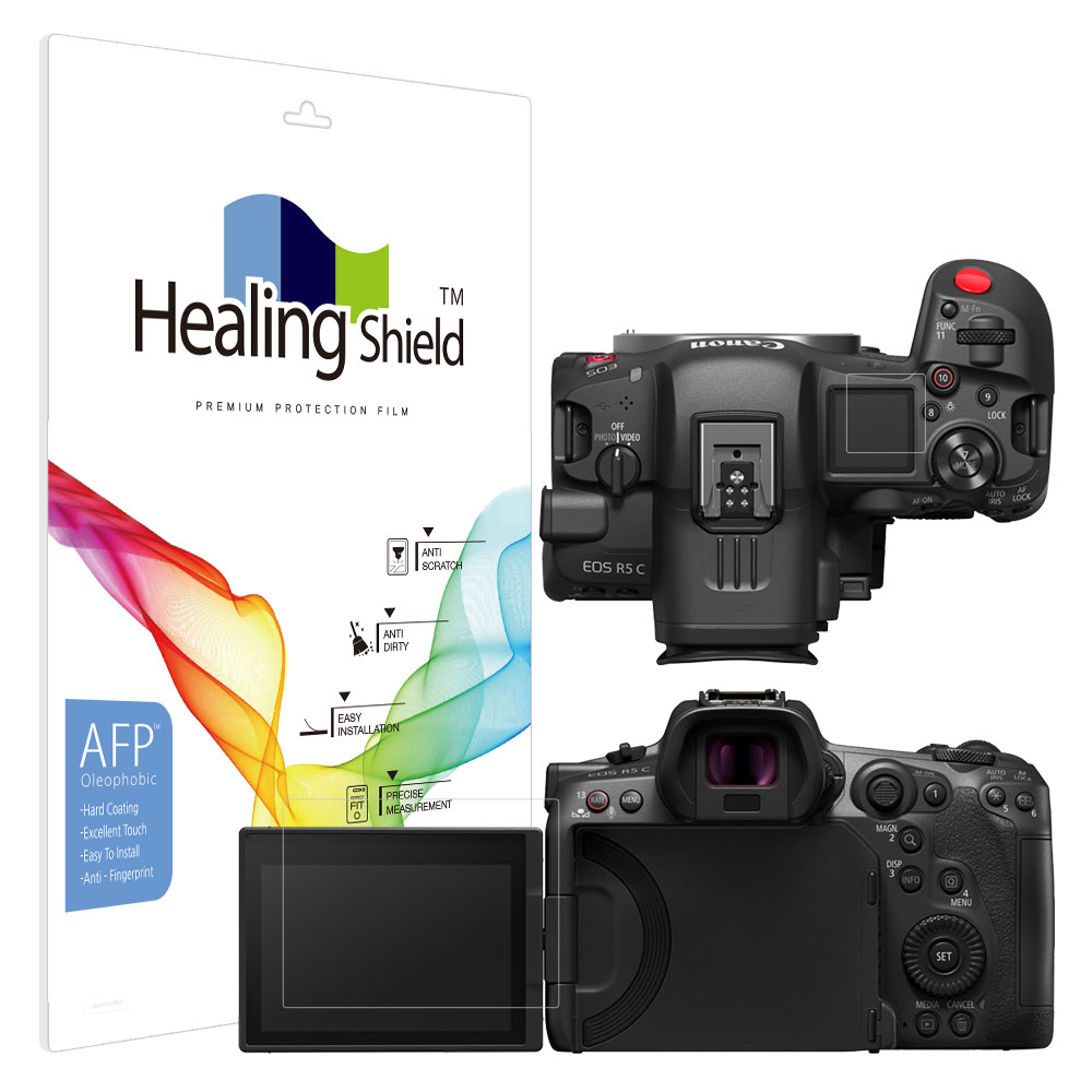캐논 EOS R5 C 올레포빅 액정보호필름 2매 (2중구성)