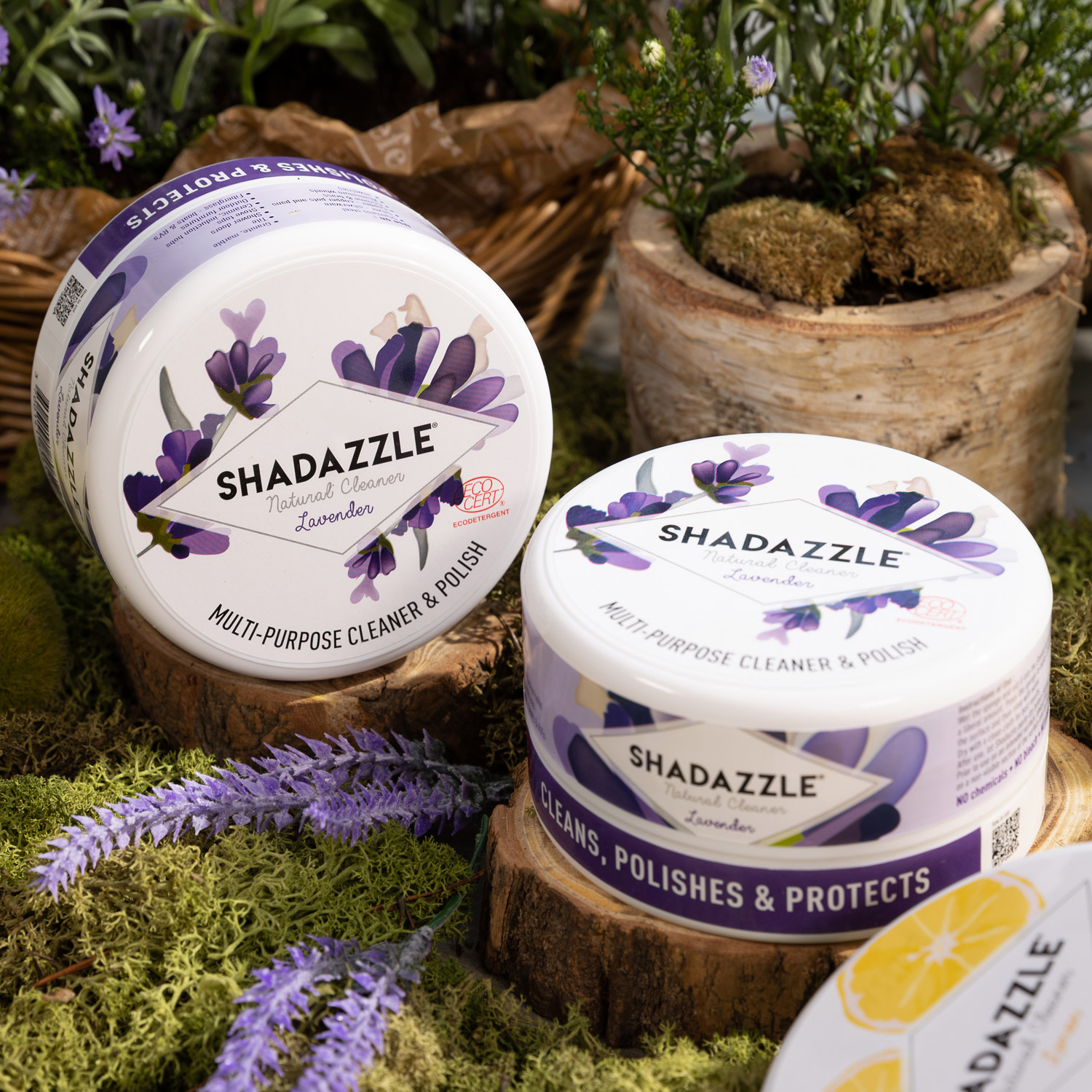 [샤다즐] 프랑스 내추럴 다목적 세정제 멀티 클리너 300g (라벤더) / 물때 기름때 제거 후드 욕실 청소 신발 세척