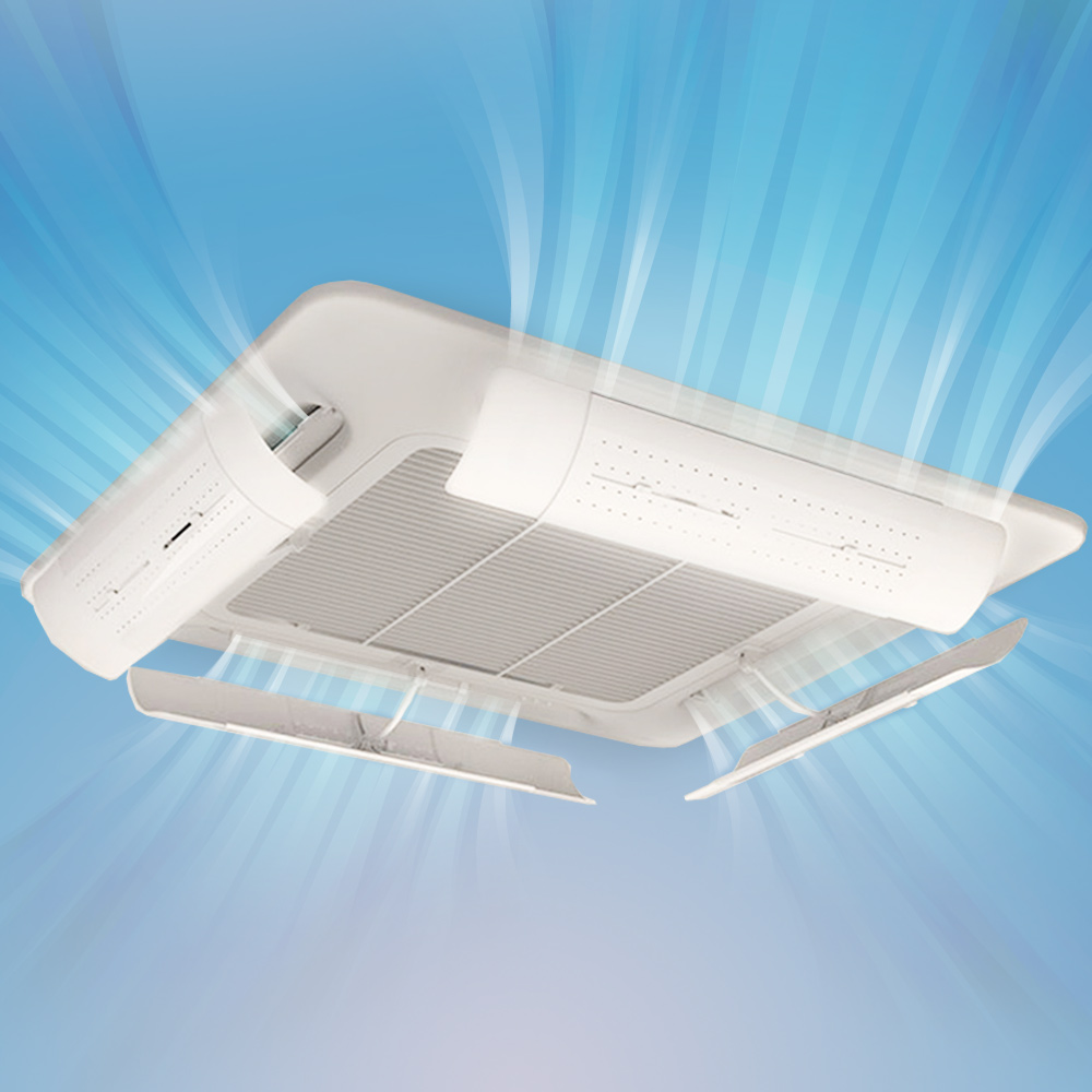 윈가드 에어컨바람막이 4개 천장형 시스템 에어컨 윈드바이저 바람 가드 가림막