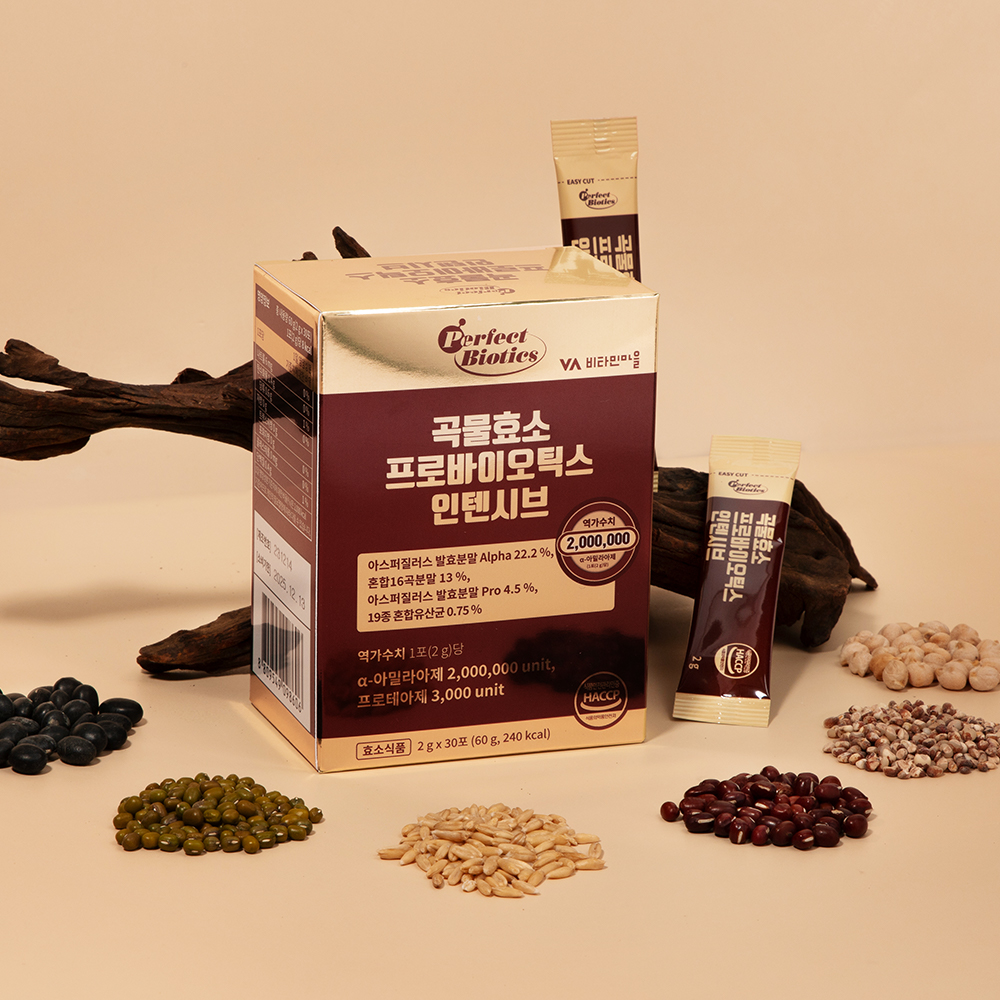 [1개월분] 비타민마을 퍼펙트바이오틱스 200만 역가수치 곡물효소 프로바이오틱스 인텐시브 30포, 1개 이미지 2