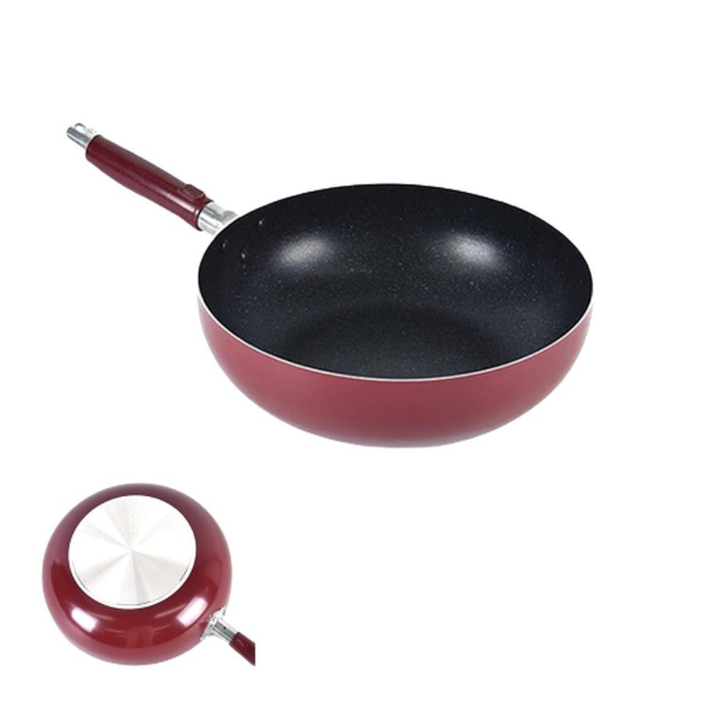 저가형 업소용 코팅 깊은 후라이팬 궁중팬 30cm