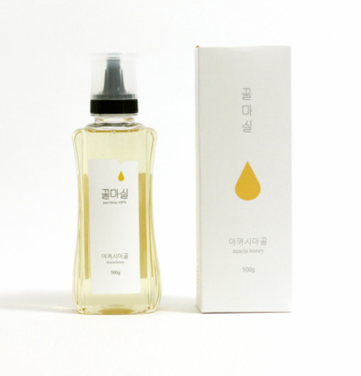 꿀마실 국내산 천연 벌꿀 튜브꿀 500g 아카시아꿀 요리용 데일리 - 상품 이미지