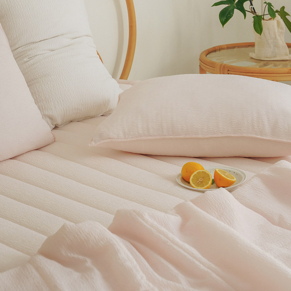 누비지오 홀리데이 시어서커 고정밴드 여름침대패드 SS