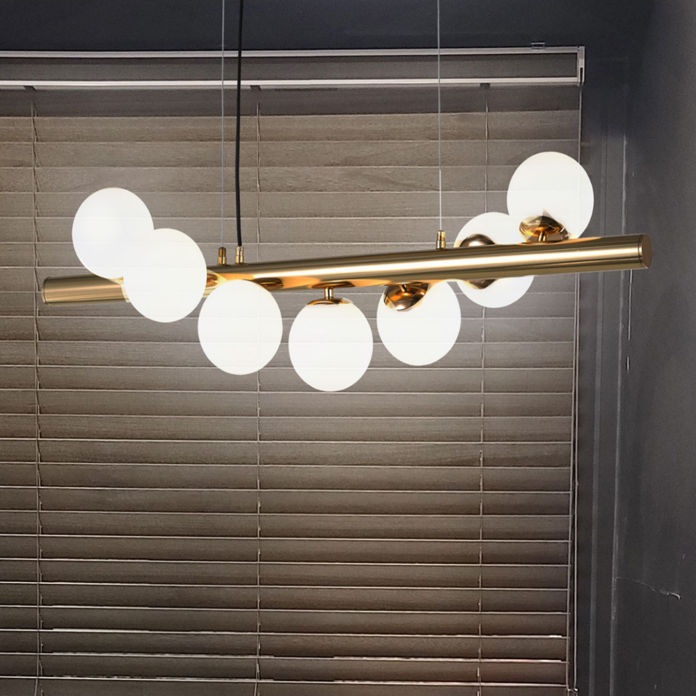 무료+당일발송/KC인증 6인용식탁등 LED 펜던트 조명 주방 식탁등 골드