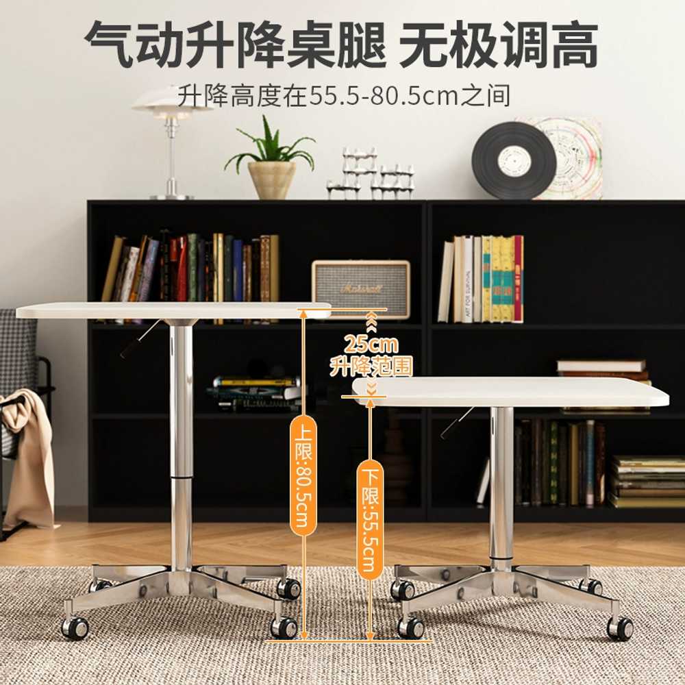 이동식 간이테이블 사각 보조 협탁 미니탁자 라운지 - 상세 이미지 3