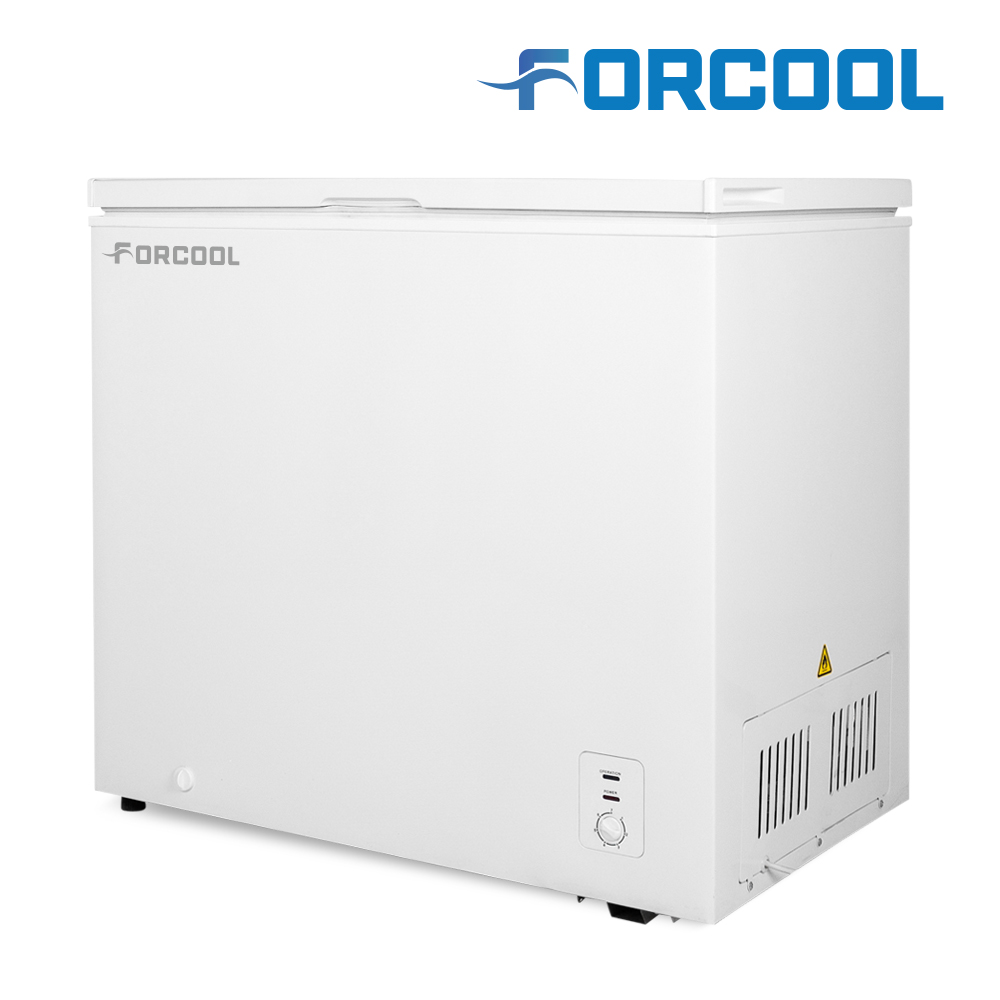 포쿨 업소용 아이스크림 냉동고 냉동식품 얼음컵 중형 급속 영업용 화이트 200L